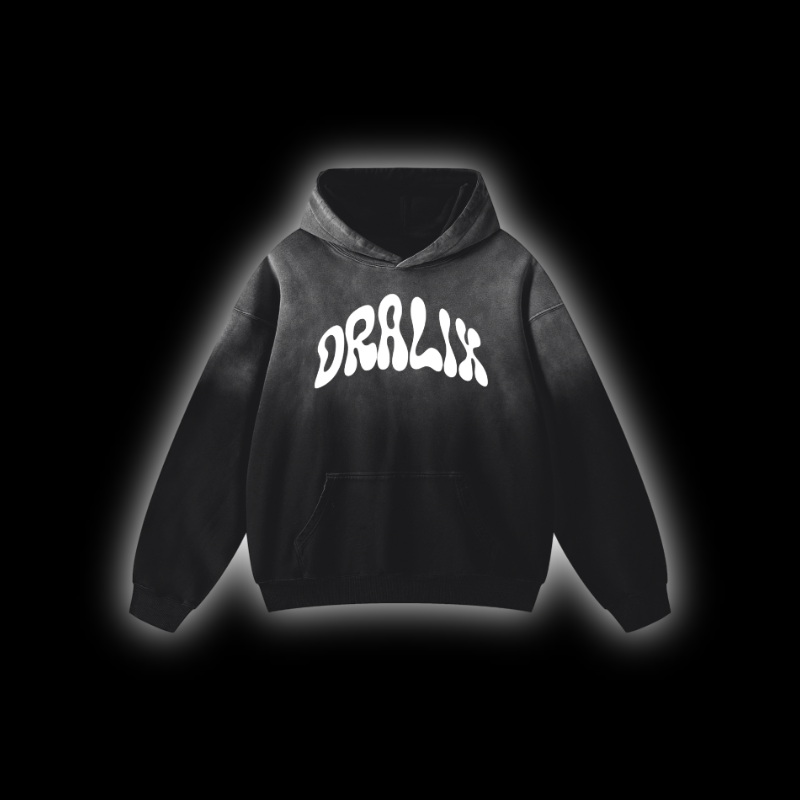Oversized Dralix Styled "May Strength Always Be With You" Sunfaded Hoodie