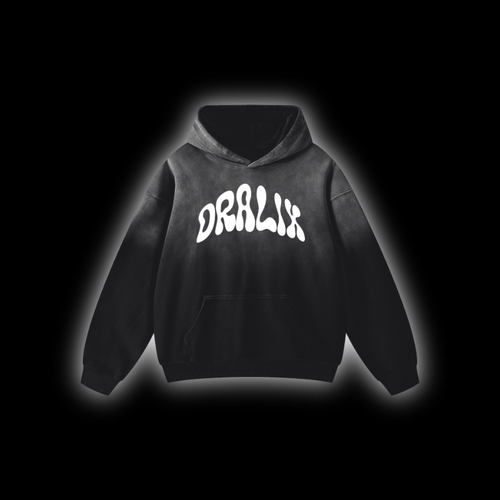 Oversized Dralix Styled "May Strength Always Be With You" Sunfaded Hoodie