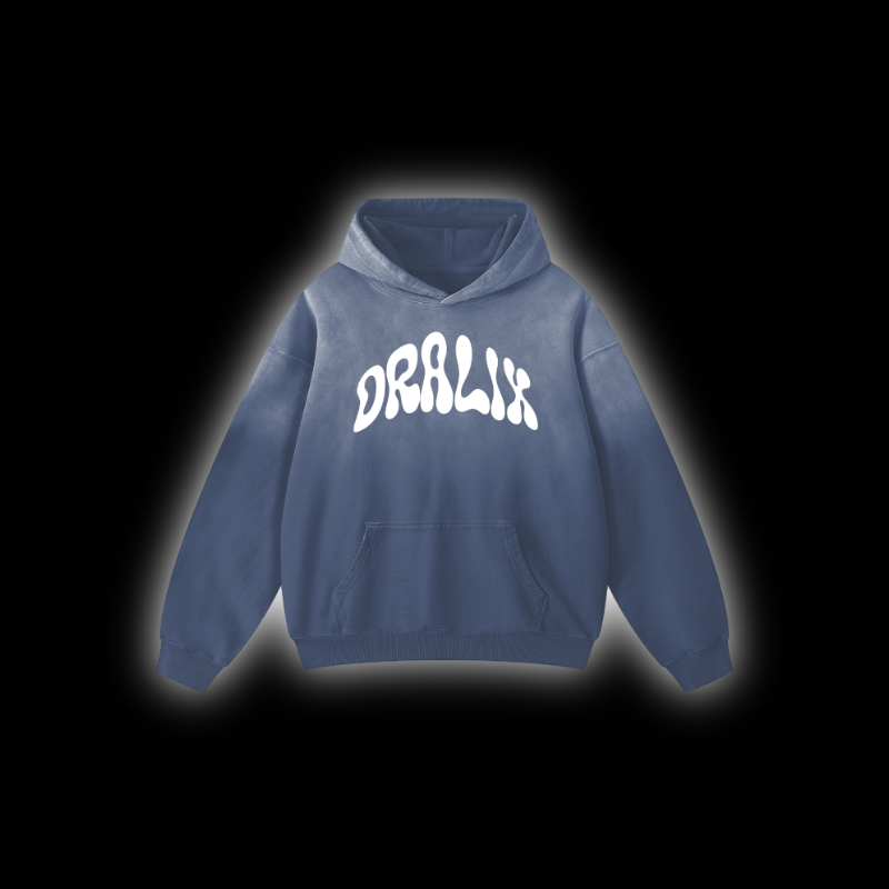 Oversized Dralix Styled "May Strength Always Be With You" Sunfaded Hoodie